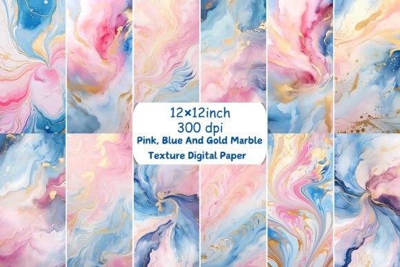 Download Marble Texture Digital Paper Bundle - Marble texture Collection