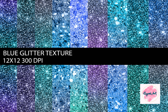Download Blue Glitter Texture Digital Background - Digital background Collection