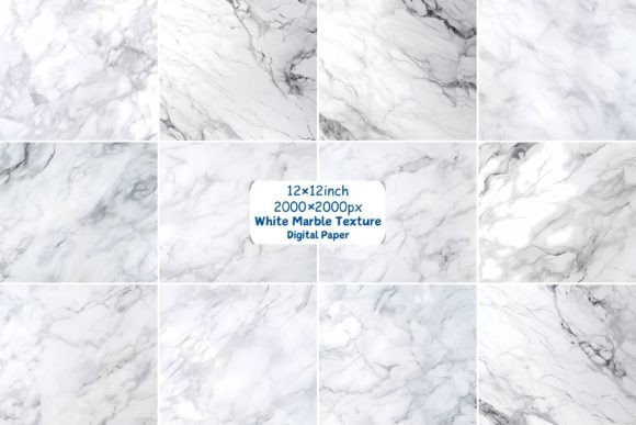 Download White Marble Texture Digital Paper Bundl - Marble texture Collection