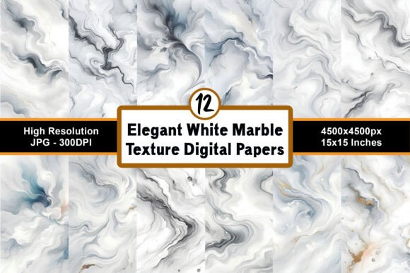 Download Elegant White Marble Texture Paper Packs - Marble texture Collection