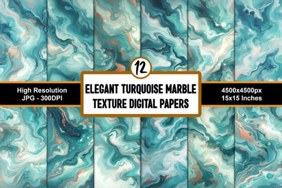 Download Elegant Turquoise Marble Texture Paper - Marble texture Collection